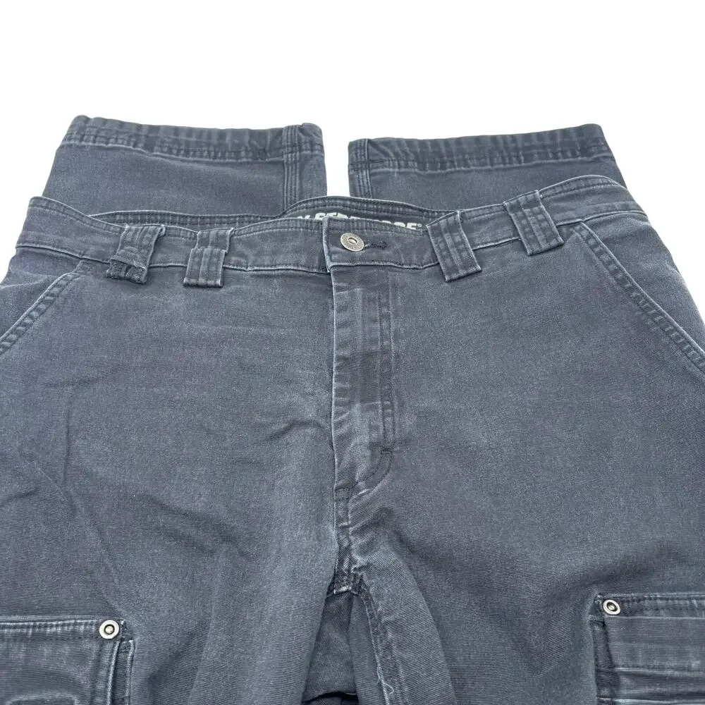 Duluth Trading Flex Fire Hose 36x29 Black Standard‎ Fit Cargo Jeans